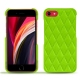 Lederschutzhülle Apple iPhone SE (2020) - Vert fluo - Couture
