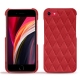 Custodia in pelle Apple iPhone SE (2020) - Rouge troupelenc - Couture