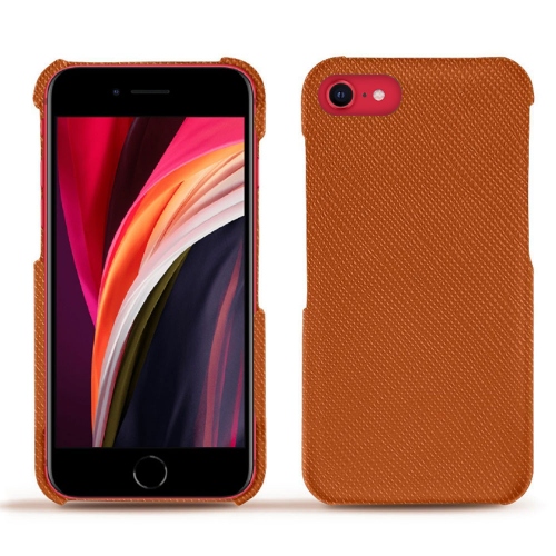 Die besten Lederhüllen für das Apple iPhone SE (2020/2022)Orange vibrant ( Pantone #e36b39 ) 