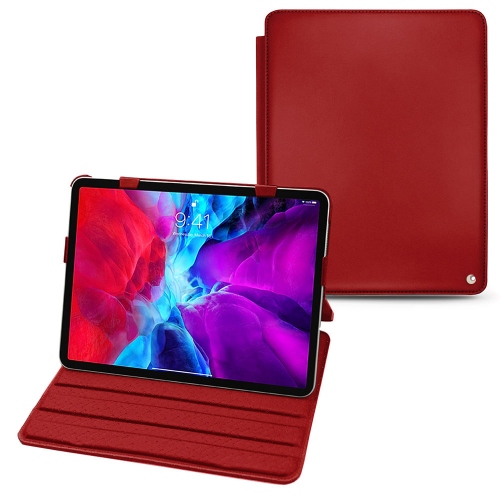 Etui iPad Pro 12,9 360 Degres Simili cuir - All4iphone Rouge