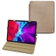 Apple iPad Pro 12.9" (2020) leather case - Taupe vintage ( Pantone 7530C ) 