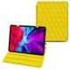 硬质真皮保护套 Apple iPad Pro 12.9" (2020) - Jaune fluo - Couture