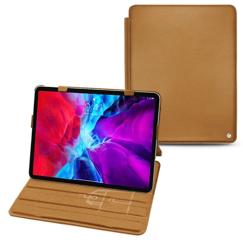 Estojos de couro premium para iPad Pro 12.9'' 2020Castan esparciate ( Pantone #824F2A )