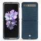 Coque cuir Samsung Galaxy Z Flip - Indigo ( Pantone 303U ) 