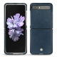 Funda de piel Samsung Galaxy Z Flip - Jean vintage ( Roughtcut - Pantone 285U  ) 