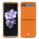 Capa em pele Samsung Galaxy Z Flip - Abaca arancio