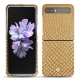 Capa em pele Samsung Galaxy Z Flip - Serpent sabbia