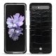 Capa em pele Samsung Galaxy Z Flip - Crocodile nero