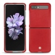 Coque cuir Samsung Galaxy Z Flip - Rouge troupelenc