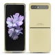 Custodia in pelle Samsung Galaxy Z Flip - Beige PU