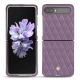 Lederschutzhülle Samsung Galaxy Z Flip - Lilas - Couture ( Nappa - Pantone 2645U ) 