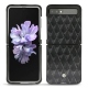 Samsung Galaxy Z Flip leather cover - Onyx - Couture