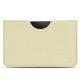 Pochette cuir Samsung Galaxy Tab S6 Lite - Ivoire ( Sleek P C12 - White ) 