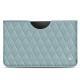 Pochette cuir Samsung Galaxy Tab S6 Lite - Bleu ciel - Couture ( Nappa - Pantone 277C ) 