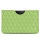Pochette cuir Samsung Galaxy Tab S6 Lite - Vert olive - Couture ( Nappa - Pantone 578U ) 