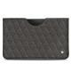 Funda de piel Samsung Galaxy Tab S6 Lite - Anthracite - Couture ( Pantone 424C ) 