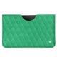 Pochette cuir Samsung Galaxy Tab S6 Lite - Menthe vintage - Couture