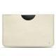 Samsung Galaxy Tab S6 Lite leather pouch - Blanc escumo