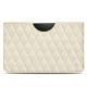 Capa em pele Samsung Galaxy Tab S6 Lite - Blanc escumo - Couture