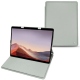 Microsoft Surface Pro X leather case - Gris ( Nappa - Pantone W428C ) 
