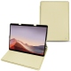 Capa em pele Microsoft Surface Pro X - Beige ( Nappa - Pantone 7502C ) 
