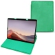 Housse cuir Microsoft Surface Pro X - Menthe vintage ( Pantone 562C ) 