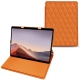 Microsoft Surface Pro X leather case - Orange - Couture ( Nappa - Pantone 1495U ) 
