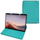 Custodia in pelle Microsoft Surface Pro X - Bleu fluo