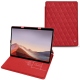 Custodia in pelle Microsoft Surface Pro X - Rouge troupelenc - Couture