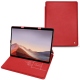 Microsoft Surface Pro X leather case - Rouge troupelenc