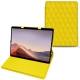 Funda de piel Microsoft Surface Pro X - Jaune fluo - Couture
