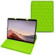 Microsoft Surface Pro X leather case - Vert fluo - Couture