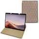 Microsoft Surface Pro X leather case - Taupe vintage - Couture