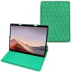 Housse cuir Microsoft Surface Pro X - Menthe vintage - Couture