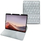 Custodia in pelle Microsoft Surface Pro X - Platinium - Couture