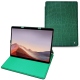 Housse cuir Microsoft Surface Pro X - Crocodile pino