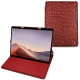 Housse cuir Microsoft Surface Pro X - Autruche ciliegia
