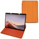 Lederschutzhülle Microsoft Surface Pro X - Abaca arancio