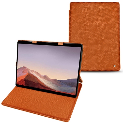 Capa em pele Microsoft Surface Pro XOrange vibrant ( Pantone #e36b39 ) 