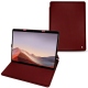 Microsoft Surface Pro X leather case - Rouge Veggie
