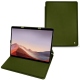 Custodia in pelle Microsoft Surface Pro X - Vert Veggie