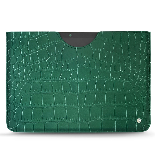 Wählen Sie Noreve für Ihre Tablettenbeutel aus LederCrocodile pino ( Pantone #173F35 ) 