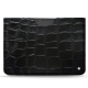 Custodia in pelle Microsoft Surface Pro X - Crocodile nero