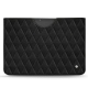 Custodia in pelle Microsoft Surface Pro X - Negre poudro - Couture