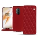 硬质真皮保护套 OnePlus 8 Pro - Rouge - Couture ( Nappa - Pantone 199C ) 