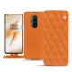 OnePlus 8 Pro leather case - Orange - Couture ( Nappa - Pantone 1495U ) 