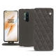 Funda de piel OnePlus 8 Pro - Anthracite - Couture ( Pantone 424C ) 