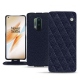 Housse cuir OnePlus 8 Pro - Cobalt - Couture ( Pantone 2766C ) 