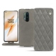 Capa em pele OnePlus 8 Pro - Acier vintage - Couture