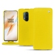 Capa em pele OnePlus 8 Pro - Jaune fluo
